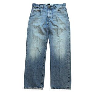 Vintage Y2K Diesel Industry Denim Jeans Straight Kratt Button Fly 36x30 Italy